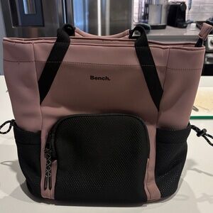 Bench Two-Tone Pink and Black Tote Bag